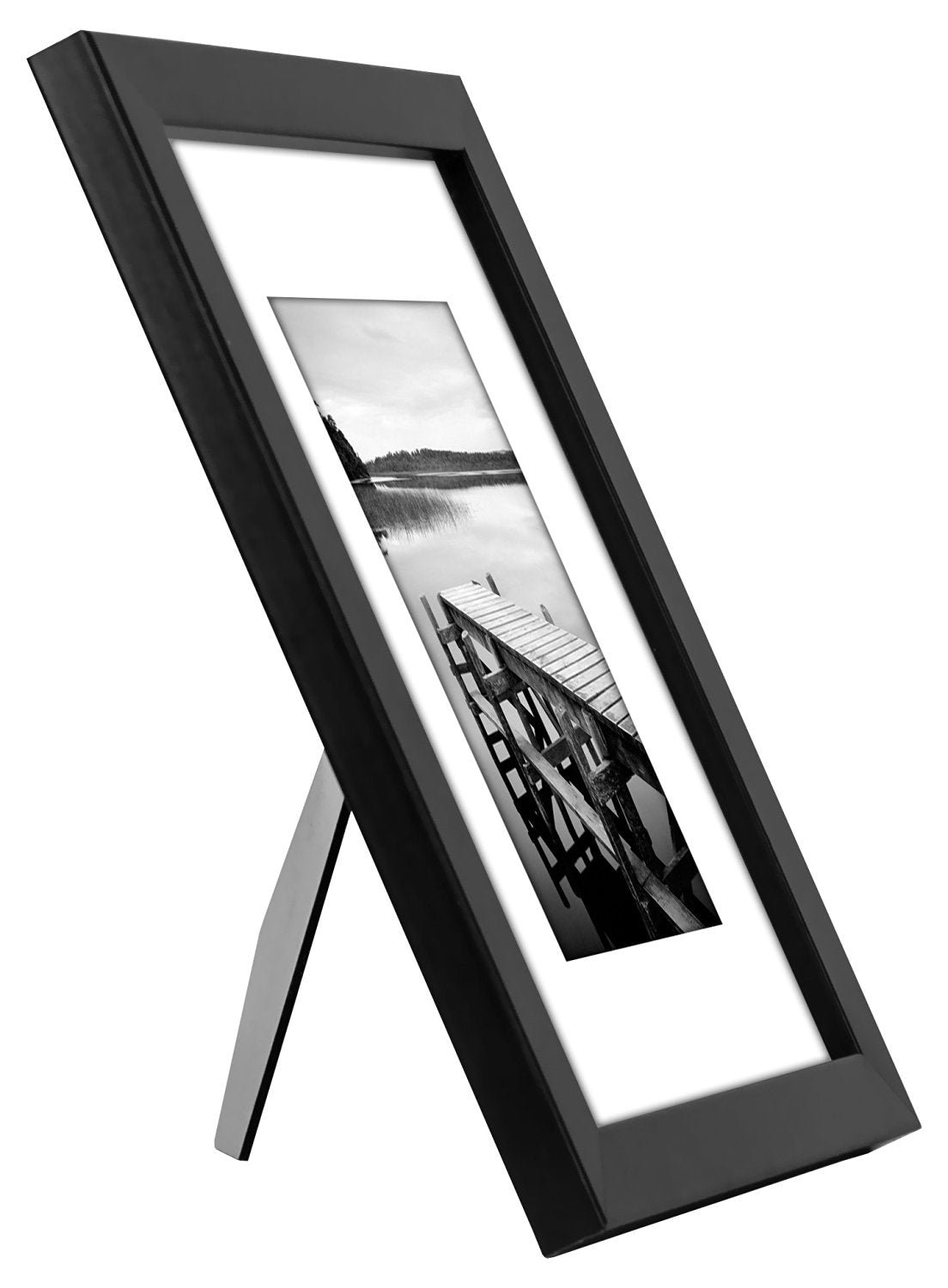 Picture Frames with Shatter Resistant Glass Horizontal and Vertical Formats for Wall and Tabletop - Picture Frame - Americanflat