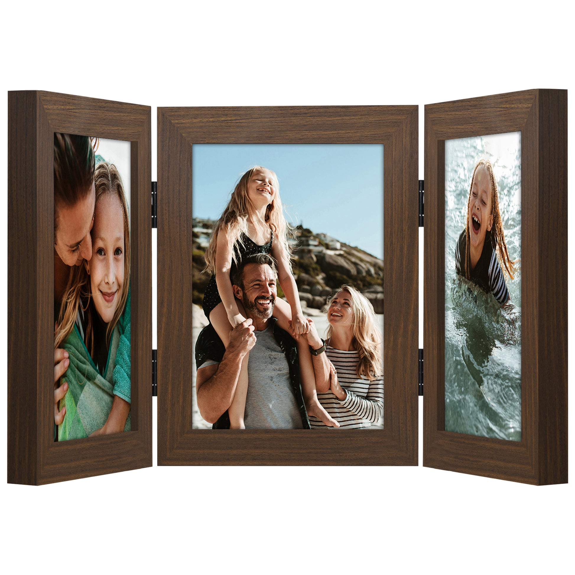 Americanflat Hinged Picture Frame with Glass Front