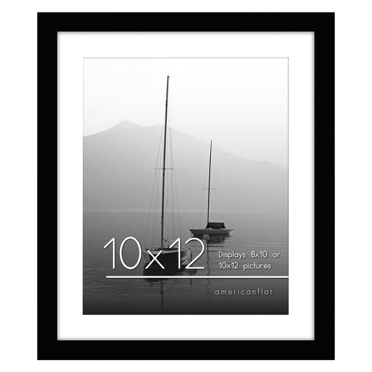 Americanflat Picture Frame | Includes Mat | Classic Molding | Signature Collection