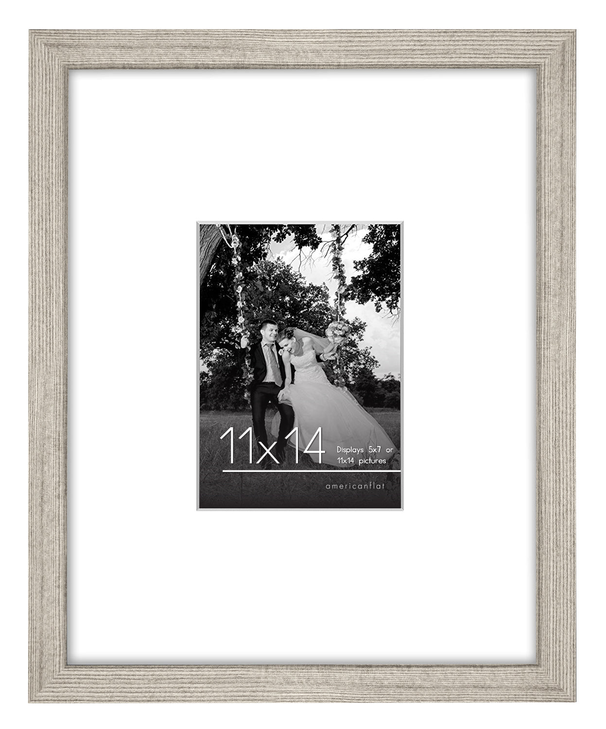 Picture Frame | Americanflat | Engineered Wood | Shatter-Resistant Glass | Wall