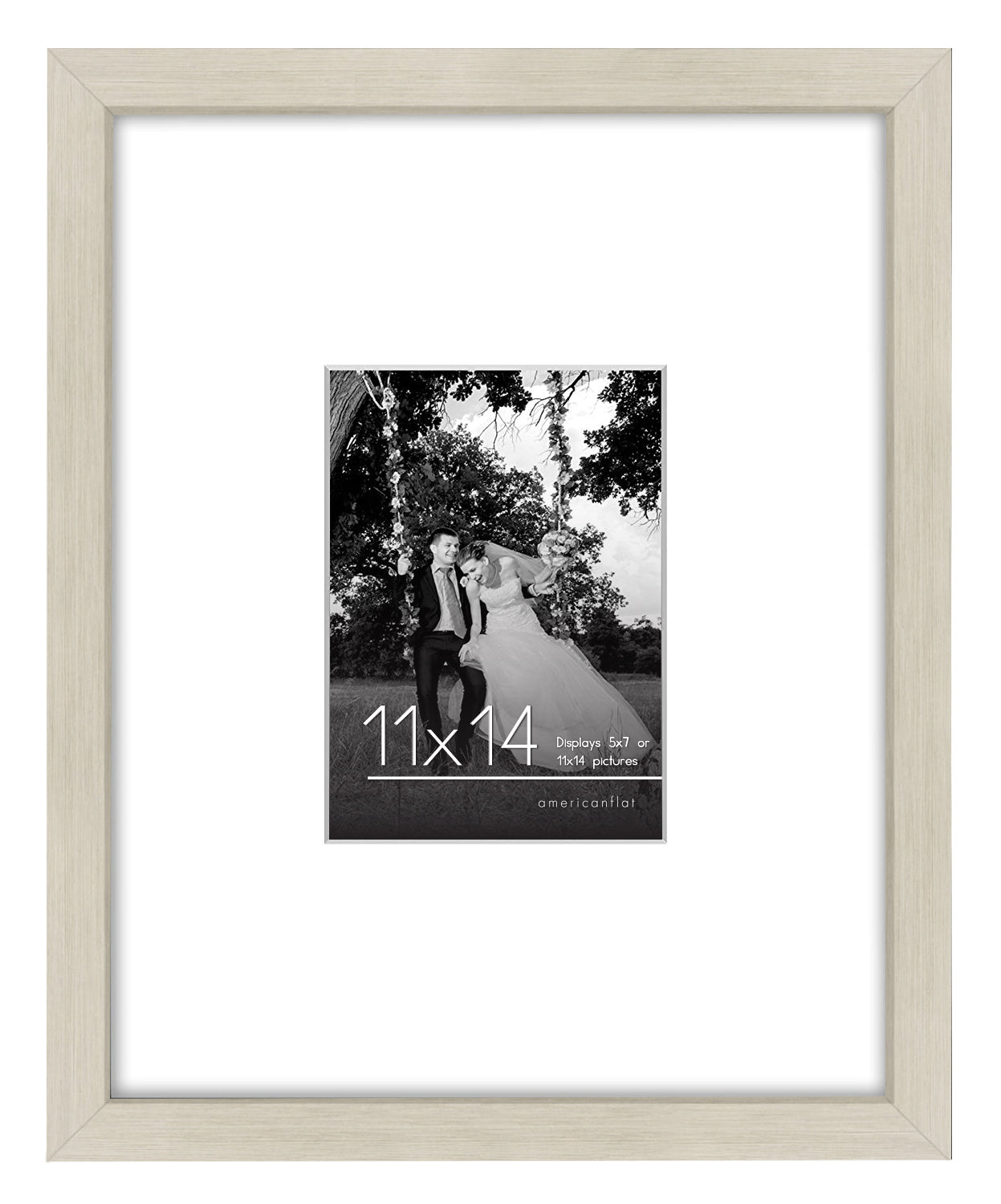 Picture Frame | Americanflat | Engineered Wood | Shatter-Resistant Glass | Wall