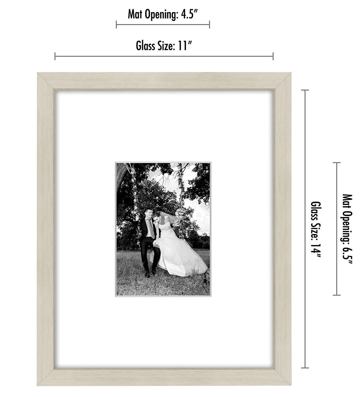 Picture Frame | Americanflat | Engineered Wood | Shatter-Resistant Glass | Wall