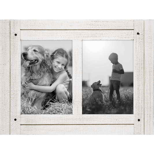 Americanflat 8x20 Collage Picture Frame in Driftwood