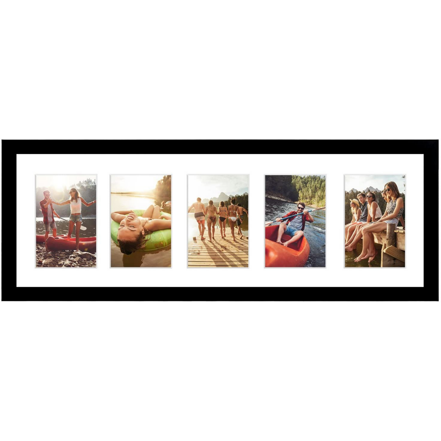 Black Collage Picture Frame - 5 Displays - Americanflat