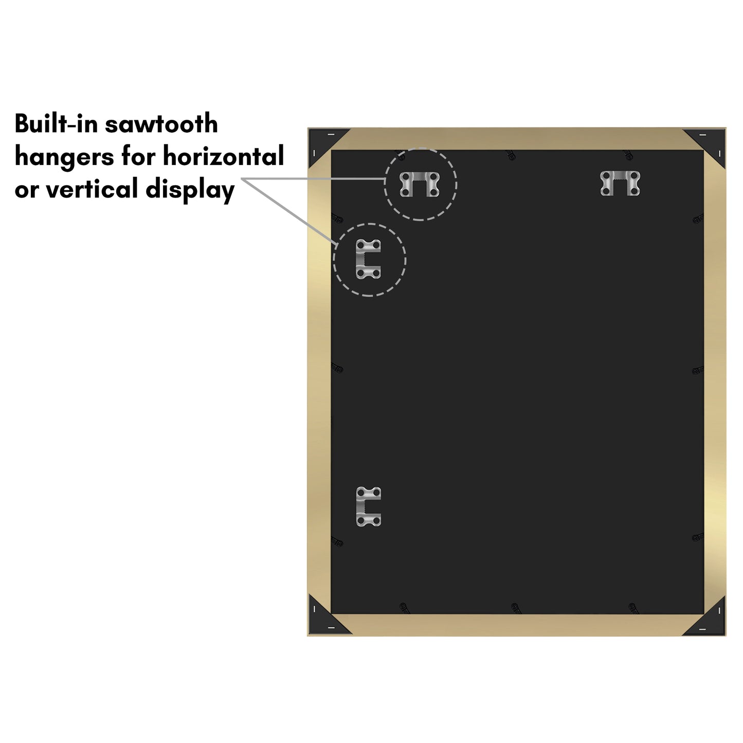 Picture Frame with Arch Mat | Gallery Wall Decor | Protective Glass Cover