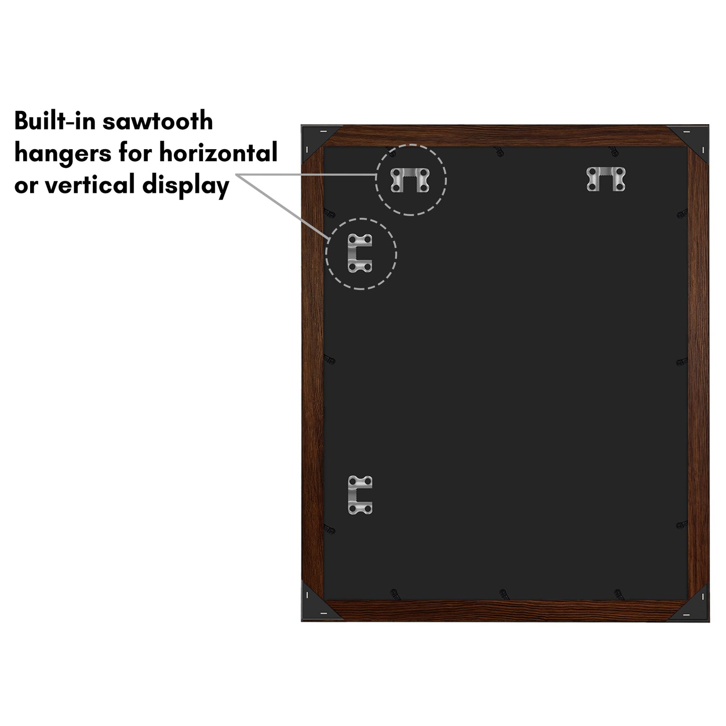Picture Frame with Arch Mat | Gallery Wall Decor | Protective Glass Cover