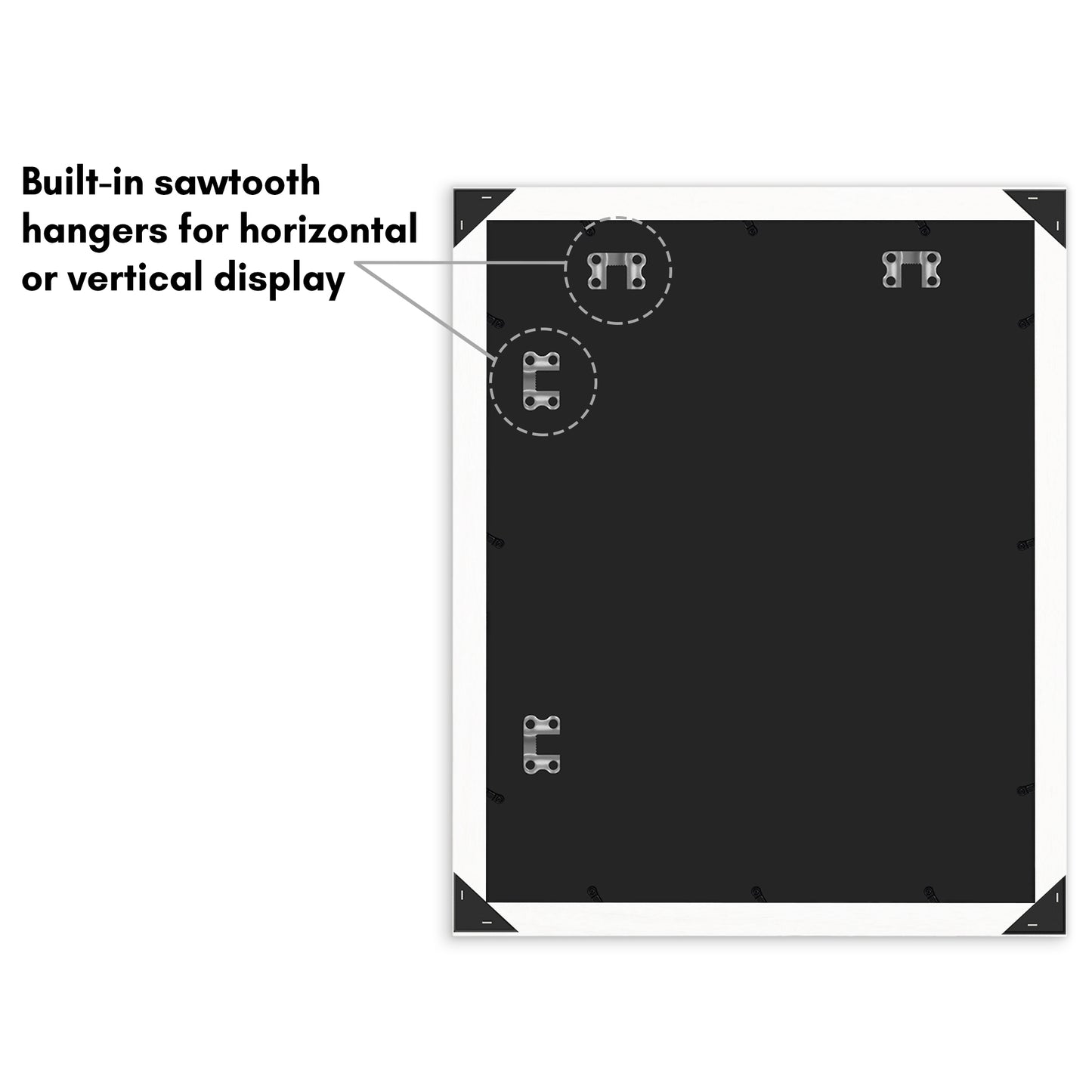 Picture Frame with Arch Mat | Gallery Wall Decor | Protective Glass Cover