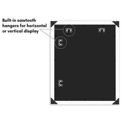 Picture Frame with Arch Mat | Gallery Wall Decor | Protective Glass Cover