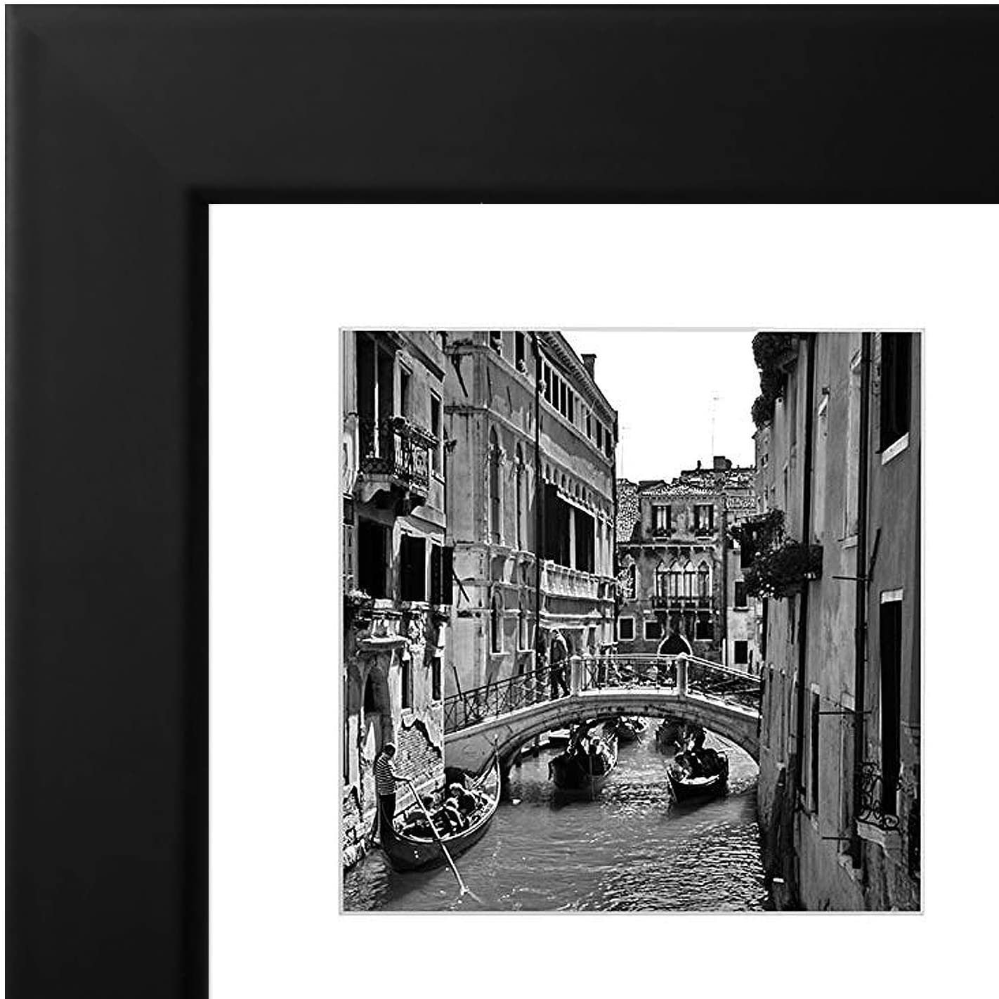 Americanflat Black Collage Picture Frame with 4 Openings - Made for 4x6  Photos 